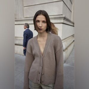 G. Label by goop Schnell High-Cuff Cardigan